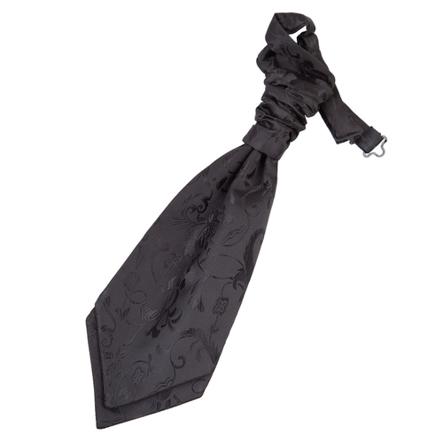 Passion Pre-Tied Ruche Cravat - Boys - Black