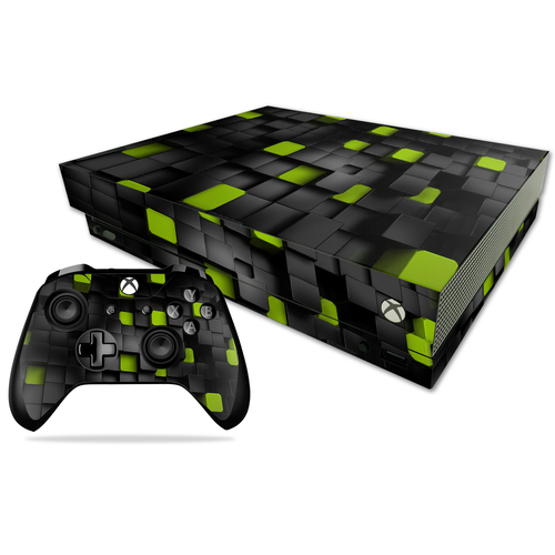 Mightyskins MIXBONXCMB-Cubes Skin Decal Wrap for Microsoft Xbox One X 