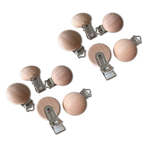Non toxic Infant Nipple Wooden Clamp Accessories