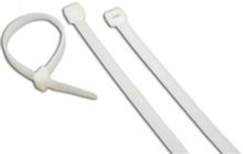 Morris Products 20020 Nylon Cable Ties 18Lb 6.5 In. Pack Of 100
