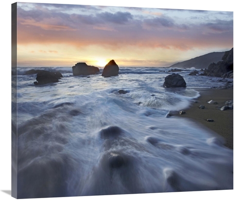 Global Gallery GCS-396075-36-142 36 in. Kirk Creek Beach, Big Sur&