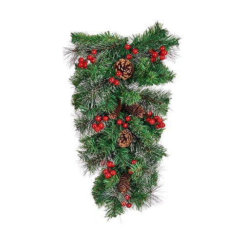 Christmas bauble 30 x 9 x 65 cm Red Brown Green