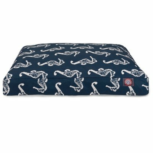 MajesticPet 788995500926 29 x 36 in. Sea Horse Rectangle Pet Bed, 