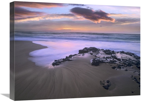 Global Gallery GCS-395967-1824-142 18 x 24 in. Sandy Beach, Oahu&#