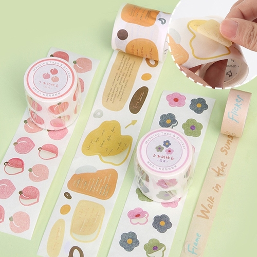 15/40mm*5m Peach Love Washi Tape Stickers