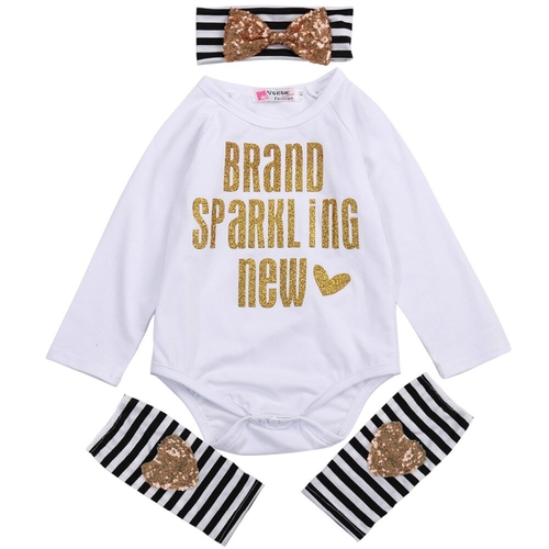 3 Pcs Newborn Baby Kids Boy Girl Infant Long