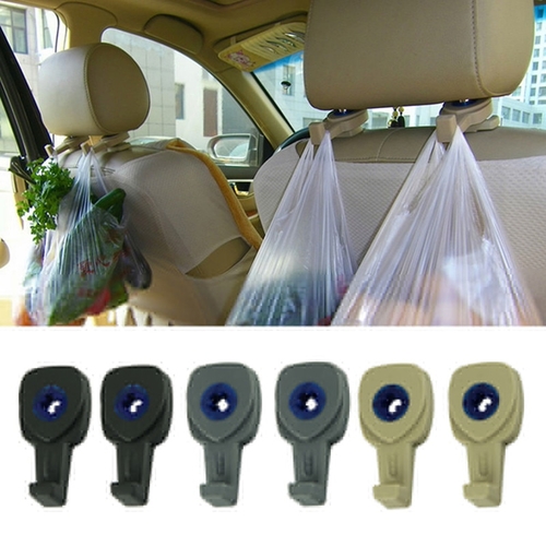 Double Portable Car Auto Seat Hanger Purse Bag