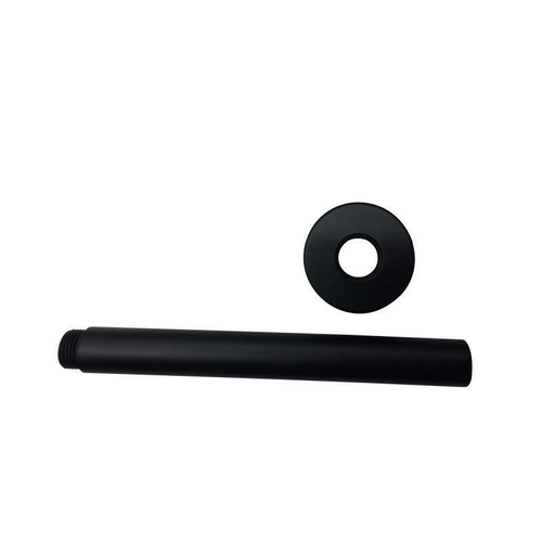 Luxury Round Matte Black Ceiling Shower Arm