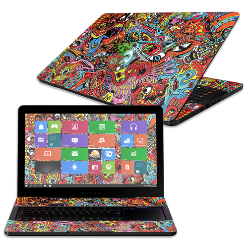 MightySkins RABLPR17-Acid Trippy Skin for 17 in. Razer Blade Pro, 