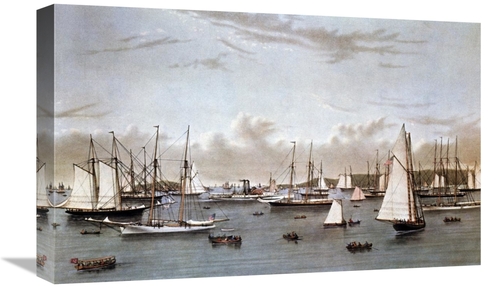 Global Gallery GCS-277228-22-142 22 in. Yacht Squadron - Newport Art P