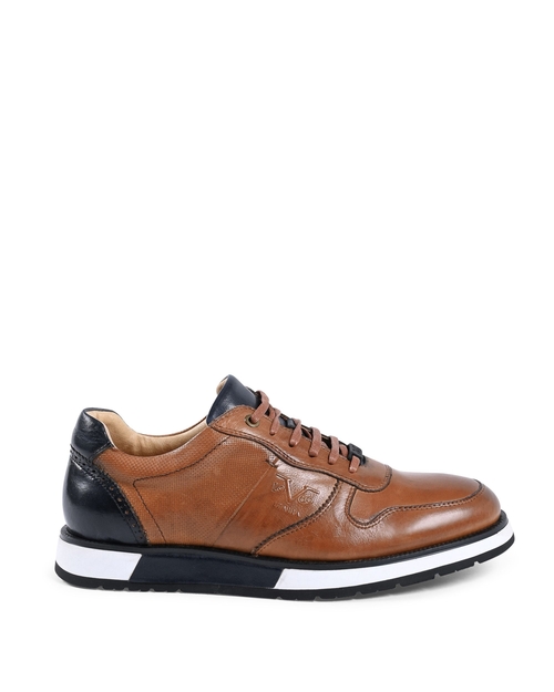 19V69 Italia Mens Sneaker Brown YO Y375-A3 TABACCO