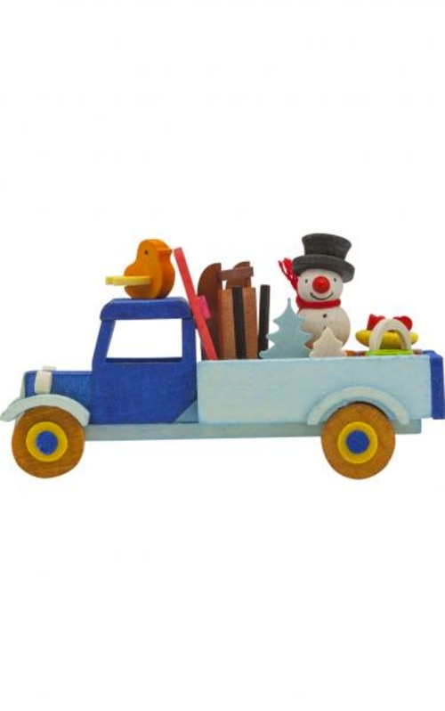 Alexander Taron 4781 Graupner Ornament - Truck with Snowman & Sled
