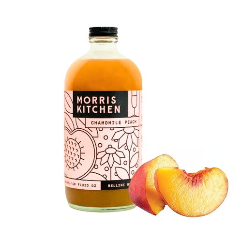 Morris Kitchen Chamomile Peach Mixer 16oz - 4pk
