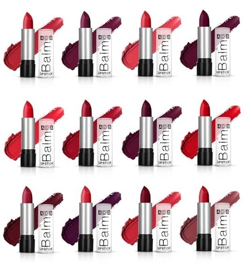 Matte Amplified Crème Balm Lipstick, Pack of 12(J113-C)