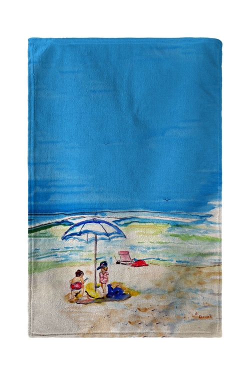 Betsy Drake BT391 30 x 50 in. Playing on The Beach Beach Towel