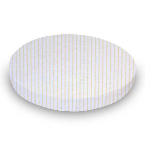 SheetWorld Fitted Oval Crib Sheet Fits Stokke Sleepi - 100% Cotton