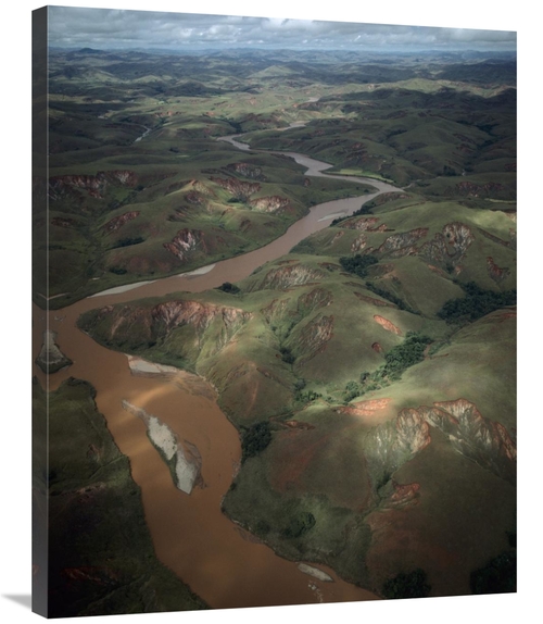 Global Gallery GCS-398524-2835-142 28 x 35 in. Deforested & Deeply Ero