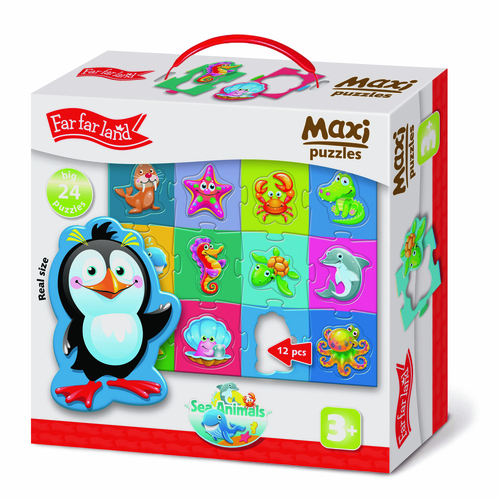 MAXI puzzle - Sea Animals (61 * 47 cm)