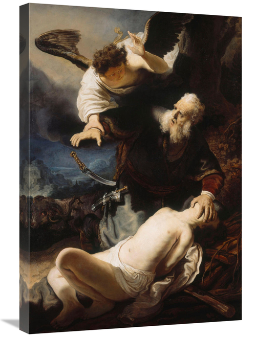 Global Gallery GCS-279572-30-142 30 in. Abraham & Isaac Art Print - Re