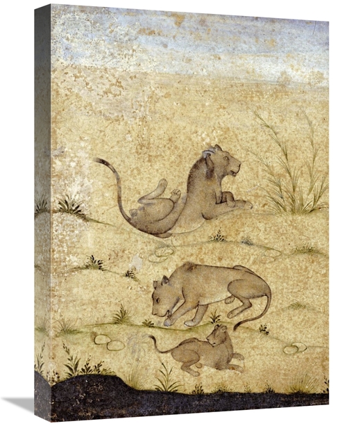 Global Gallery GCS-268328-22-142 22 in. A Family of Lions Art Print - 