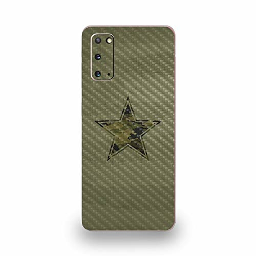 MightySkins CF-SAGS20-Army Star Carbon Fiber Skin for Samsung Galaxy S