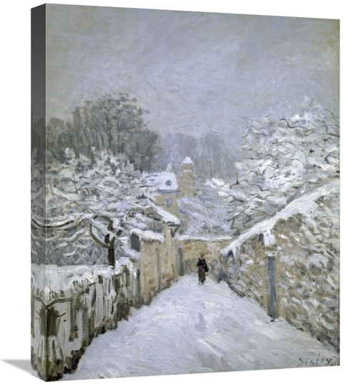Global Gallery GCS-280078-22-142 22 in. The Snow in Louveciennes Art P