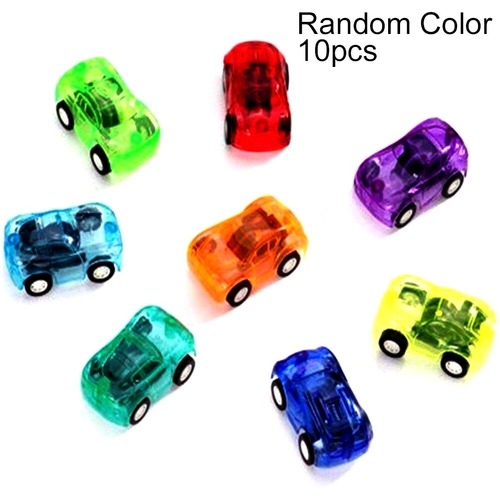 10pcs Kids Plastic Racing Children Toy Car Cartoon