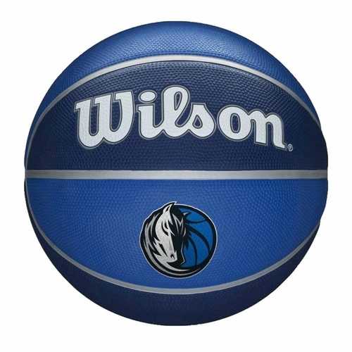 Basketball Ball Wilson Nba Team Tribute Dallas Mavericks Blue Natural