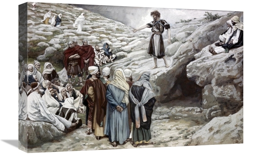 Global Gallery GCS-280379-22-142 22 in. John the Baptist & The Pharise