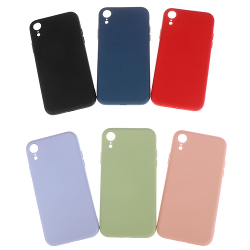 Liquid Silicone Phone Case for iphone XR Soft Gel