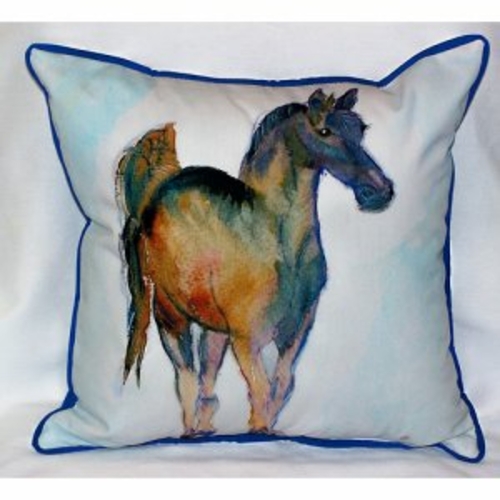 Betsy Drake ZP877 Colt Indoor & Outdoor Throw Pillow- 22 x 22 in.