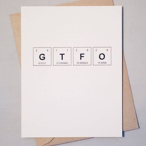 GTFO Sentimental Elements Card