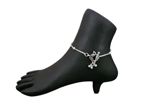 Oxidized Silver Payal (Anklet): A Timeless Tradition