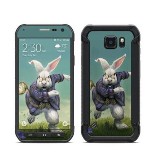 DecalGirl SGS6A-WHTRABBIT Samsung Galaxy S6 Active Skins - White Rabbi