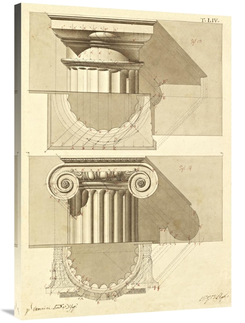 Global Gallery GCS-453929-40-142 40 in. Plate 54 for Elements of Civil