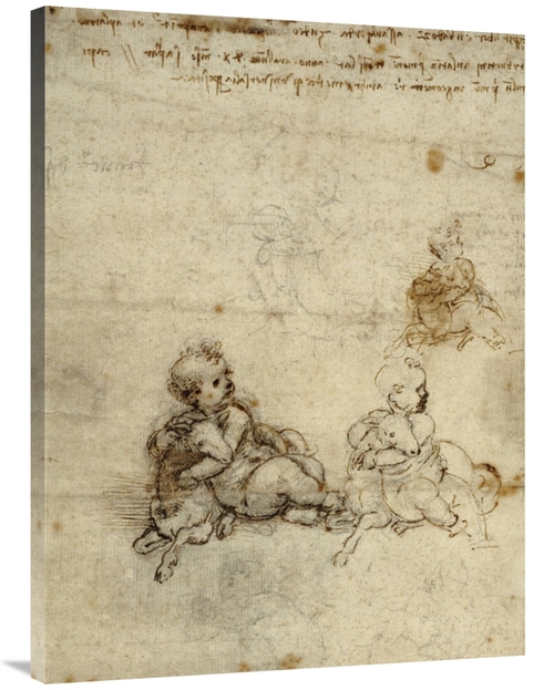 Global Gallery GCS-454787-3040-142 30 x 40 in. Studies for the Christ 