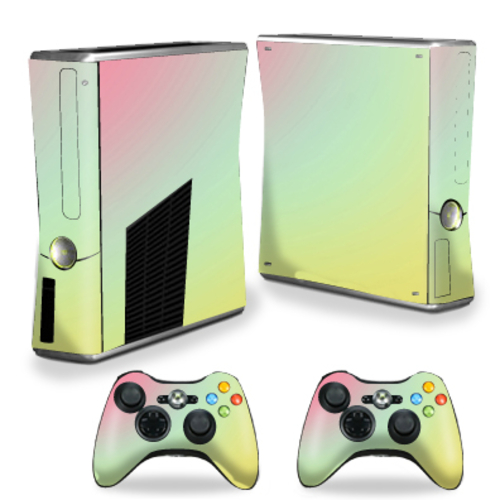 MightySkins XBOX360S-Berry Blurry Skin Decal Wrap for Xbox 360 S Slim 