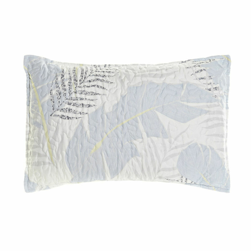 Cushion DKD Home Decor 8424001814602 Blue White Rectangular Squared