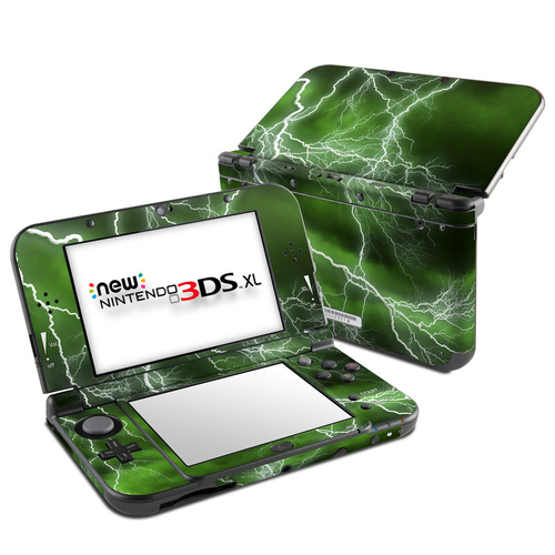 DecalGirl N3D5X-APOC-GRN Nintendo New 3DS XL Skin - Apocalypse Green