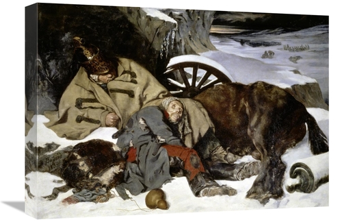 Global Gallery GCS-276769-22-142 22 in. Episode of the Russian Retreat