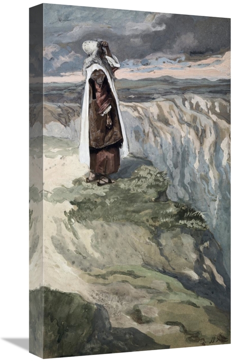 Global Gallery GCS-280435-22-142 22 in. Moses on the Mountain During t