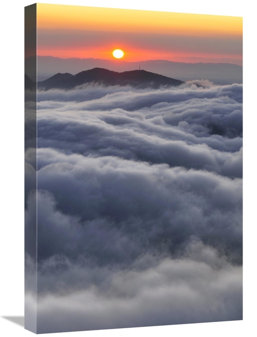 Global Gallery GCS-397618-1624-142 16 x 24 in. Sunrise Over Mountain &