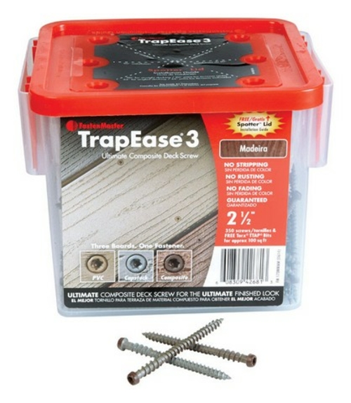 Fastenmaster FMTR3212350SLMD 2.5 in. Composite Deck Screw  350 Piece