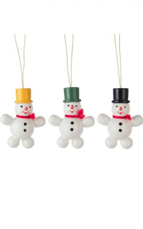 Alexander Taron 199-317 2 x 1.375 x 75 in. Dregeno Ornament - Snowmen 
