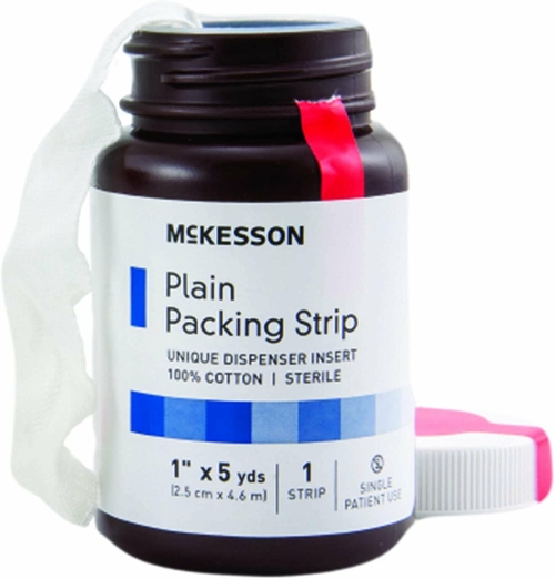 Wound Packing Strips. Pack of 12 Plain Cotton Non-impregnated Strips