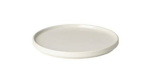 Blomus 63715.4 8 in. PILAR Dessert Plate  Grey - Set of 4