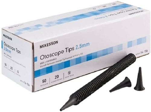 AMZ Disposable Otoscope Tips Child Size 2.5mm. Pack of 1000 Disposable