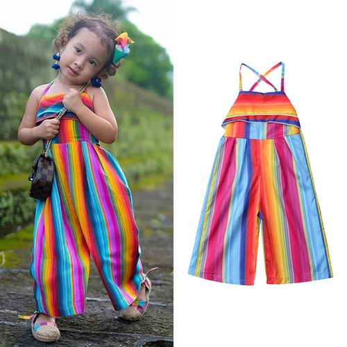 1 6Y Summer Cute Infant Kids Baby Girls Romper