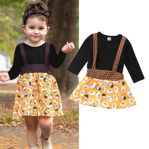 Autumn Clothes Newborn Kid Baby Girls Solid
