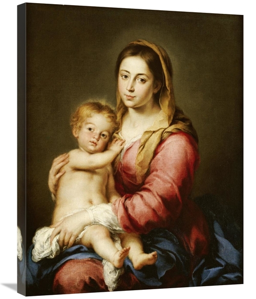 Global Gallery GCS-266931-30-142 30 in. The Virgin & Child Art Print -